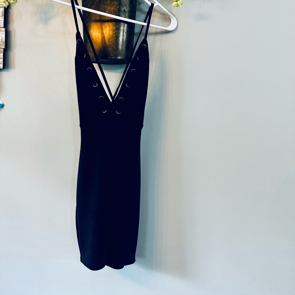 Blue Sleeveless Bodycon Dress